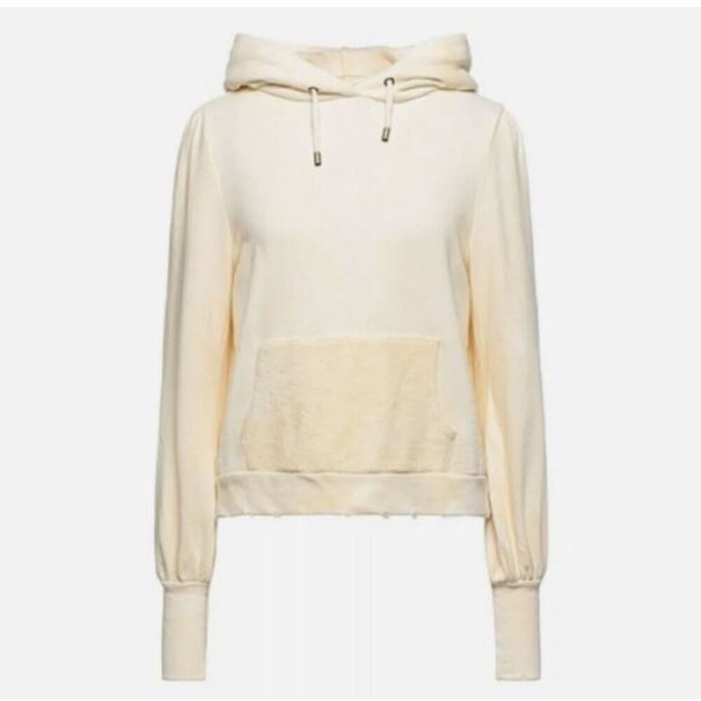 LoveShackFancy Linette Tie‎ Dye Hoodie in Morning Lemon Sherbet